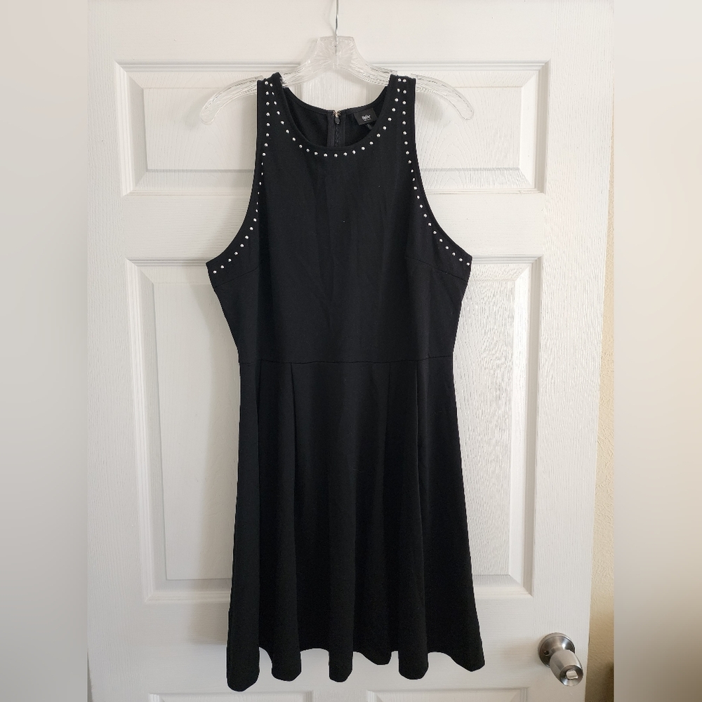Stud detail dress